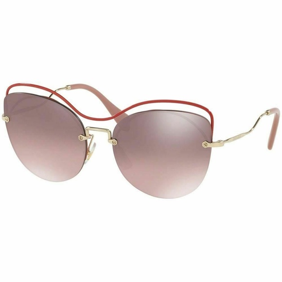 Miu Miu Accessories - Miu Miu Cat Eye W/Pink Gradient Mirror Silver Lens